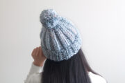 One Hour Chunky Crochet Beanie - free pattern and video tutorial - For ...