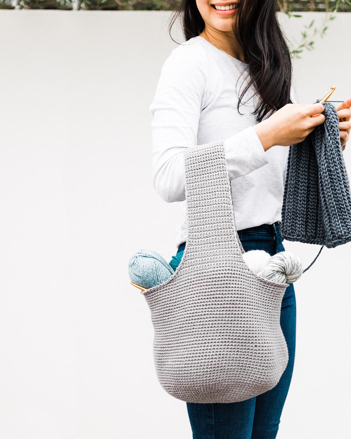 14. Easy Crochet Project Bag Pattern